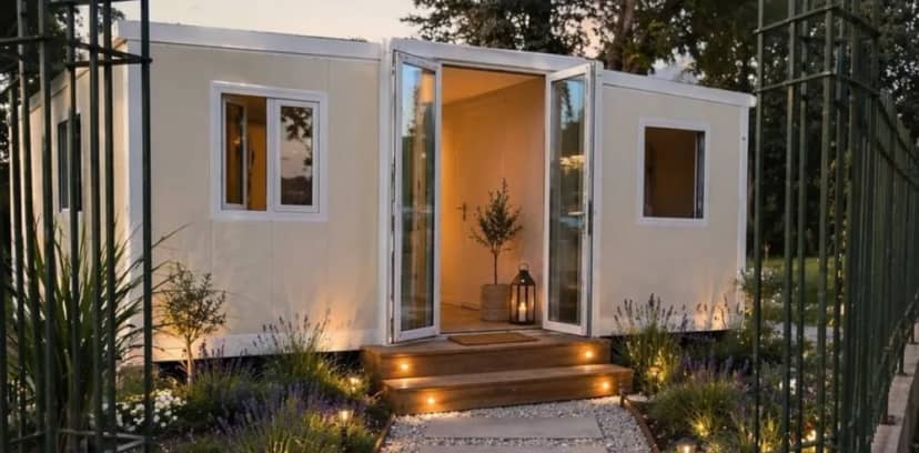 Compró una casa por internet, llegó desde China y la instalaron en una hora