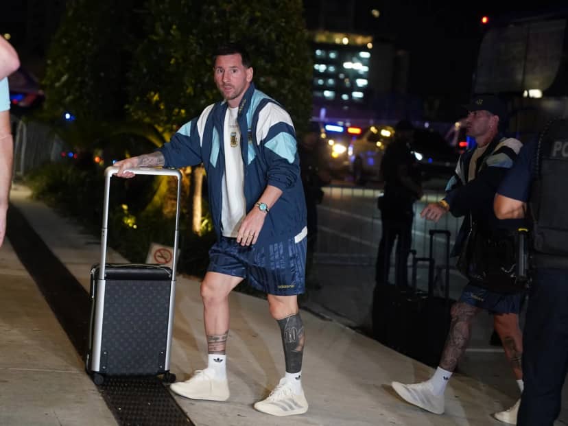 La Selección ya llegó a Miami para afrontar los 16vos ante Cabo Verde