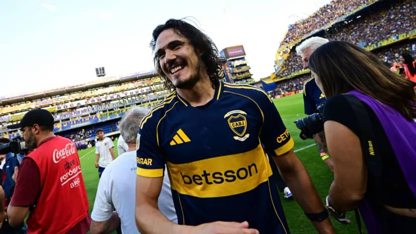 Cavani se despidió de Boca: "Jamás me voy a arrepentir de haber venido"