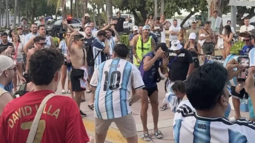 Invasión de argentinos, banderazo y reventa por las nubes - TyC Sports