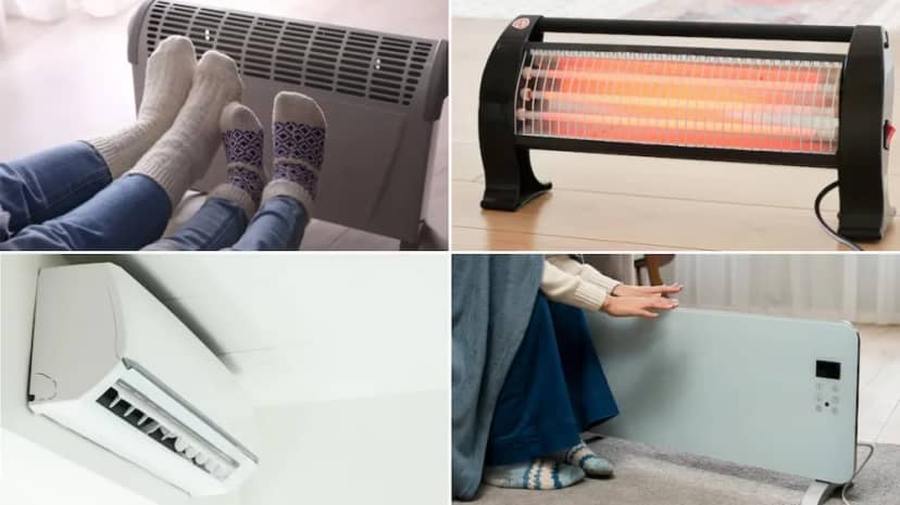 Aires, caloventores o placas: cuál consume menos luz en invierno