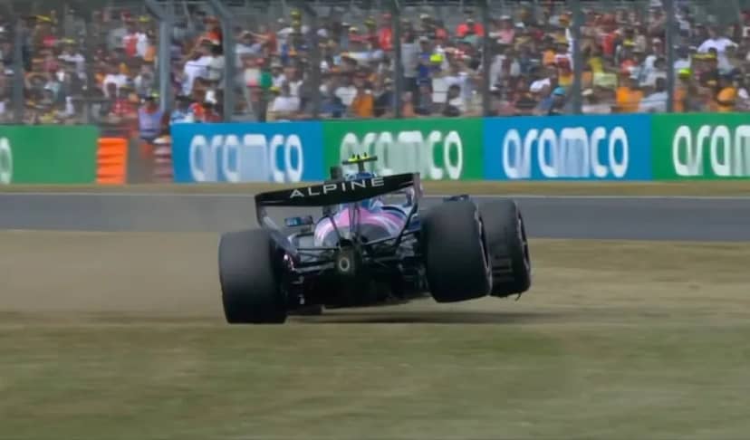 Video: tremendo despiste de Colapinto que no pasó la Q1