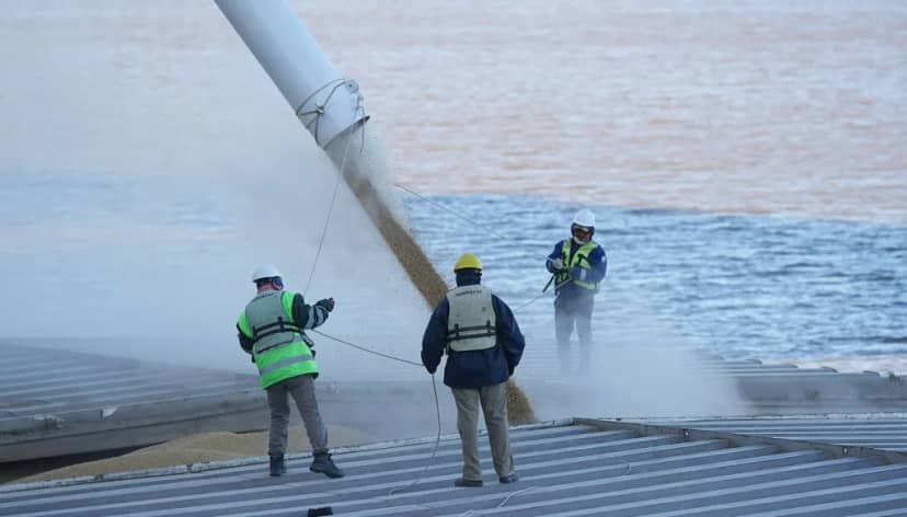 Nodo logístico: la “ruta” fluvial Santa Fe-Gran Rosario se consolida con más cargamentos de soja