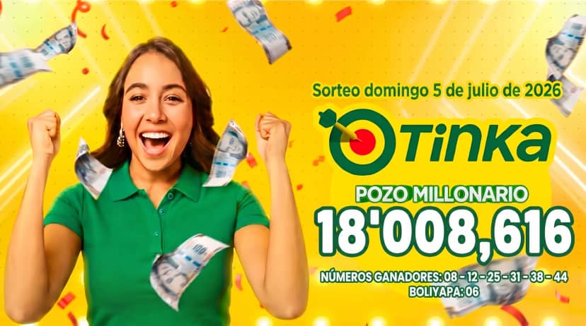 La Tinka del 5 de julio de 2026: estos fueron los números ganadores del sorteo