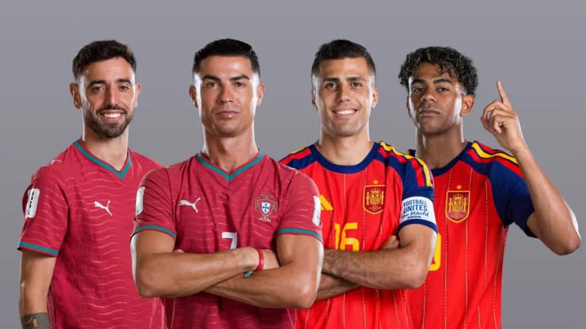 Portugal vs. España, por el Mundial 2026: dónde ver en vivo, formaciones y horario - TyC Sports