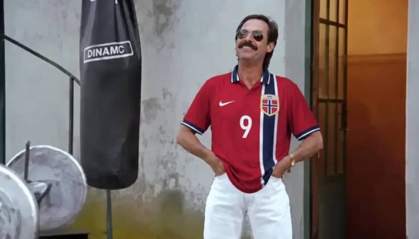 El festejo argento del embajador de Noruega tras la victoria ante Brasil