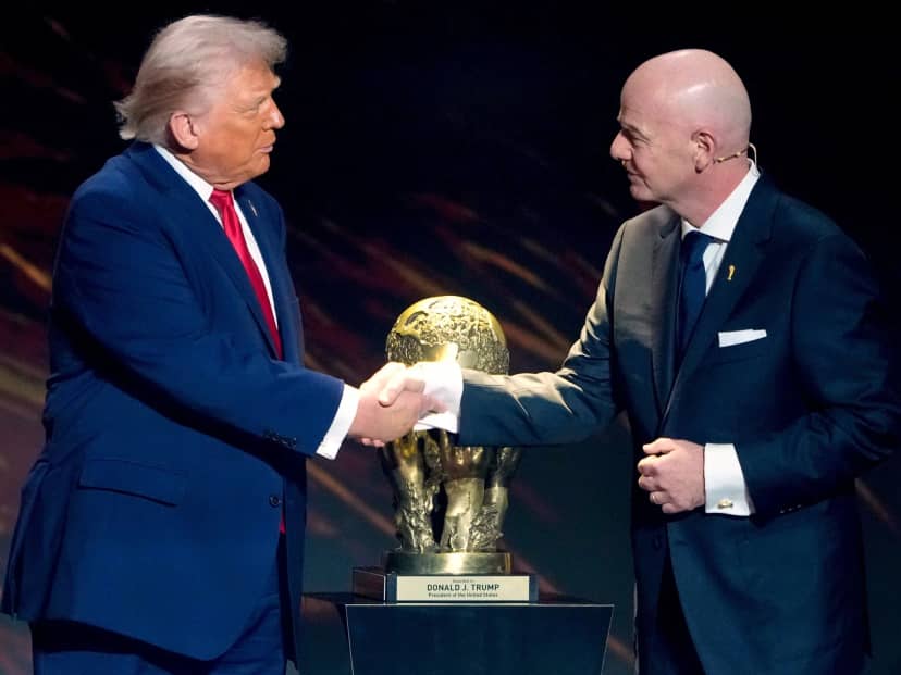 Más escándalo: Trump aceptó que habló con Infantino por la roja a Balogun y dijo "fui yo quien consiguió que esto se hiciera"