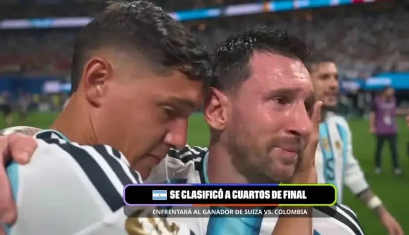 La emoción de Messi tras la infartante clasificación Argentina