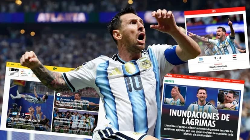 Dios ha resucitado: los medios del mundo reflejaron el triunfo de Argentina