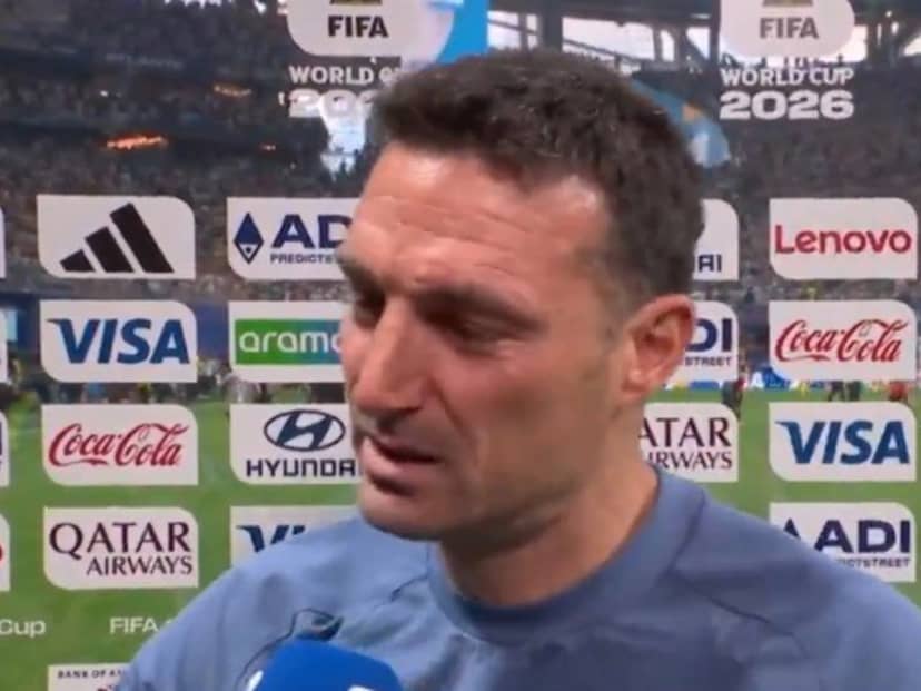 El llanto y la reacción de Scaloni tras la remontada histórica: "¡Qué grupo de jugadores, hermano!"