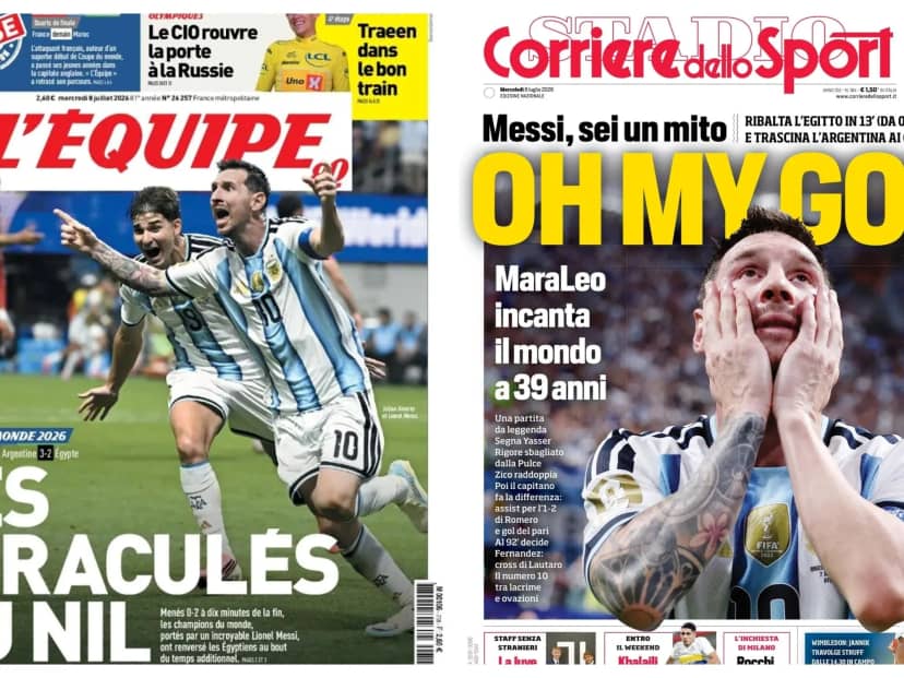 Las tapas del mundo con Leo Messi de protagonista