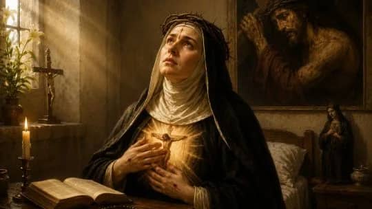 Santa Verónica Giuliani: la mística que llevó grabada en su corazón la Pasión de Cristo