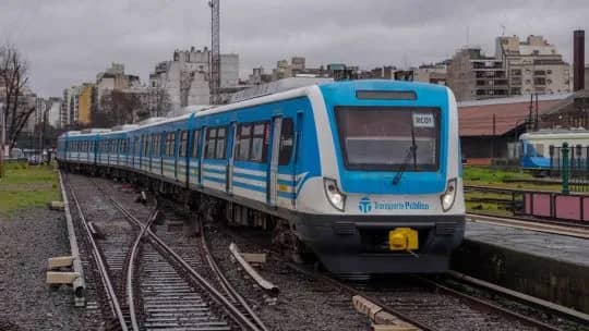 El Tren Sarmiento suspende sus servicios durante el feriado por el Día de la Independencia por obras de mantenimiento