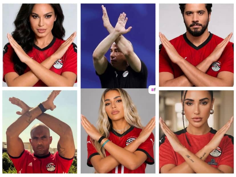 La hija del DT de Egipto y el gesto viral de reclamo a la FIFA