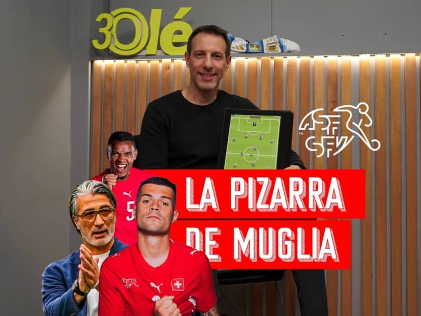 La pizarra de Vicente Muglia: así juega Suiza