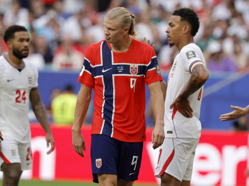 ¿Por qué salió Haaland contra Inglaterra?