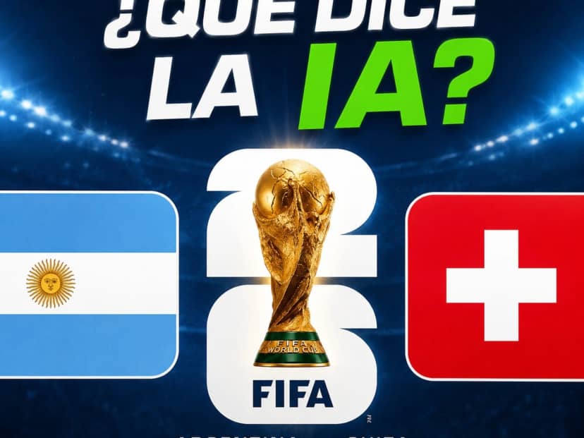 ¿Qué dice la IA sobre las chances de clasificación de Argentina ante Suiza por el Mundial 2026?