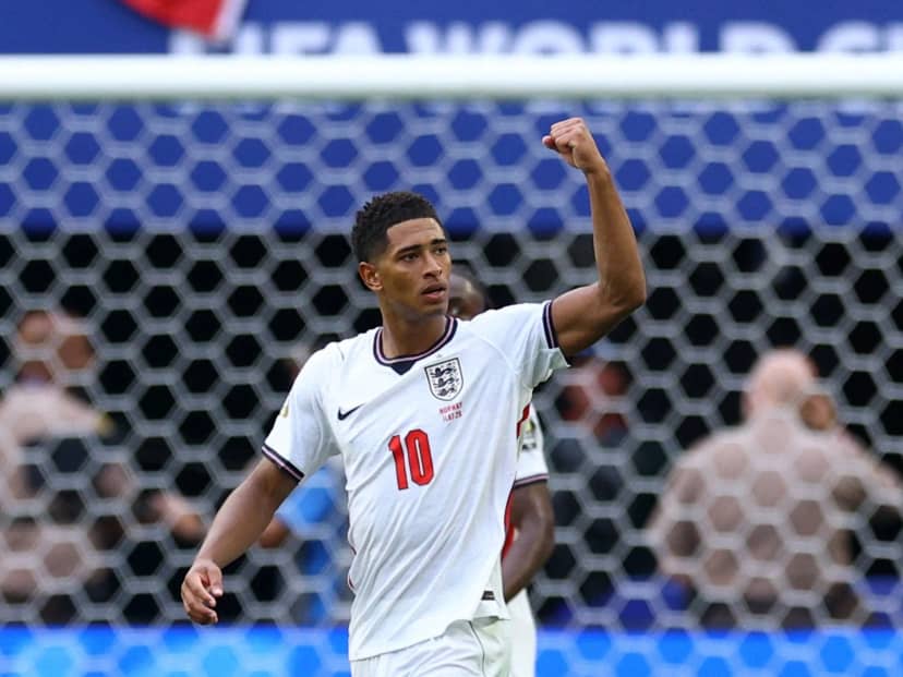 Bellingham: otros dos goles clave y máximo artillero de Inglaterra junto a Kane