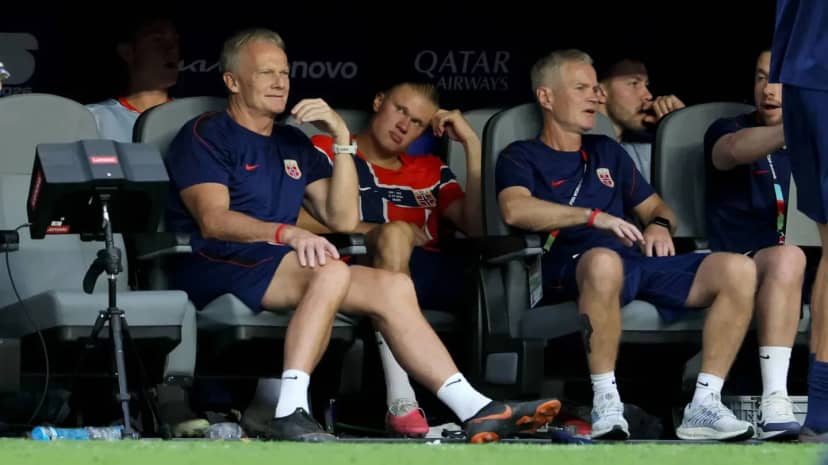 Por qué salió Haaland cuando Noruega ya perdía con Inglaterra - TyC Sports