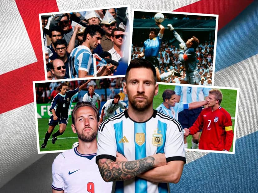Argentina-Inglaterra y el morbo a flor de piel: Rattin, Maradona y ahora Messi