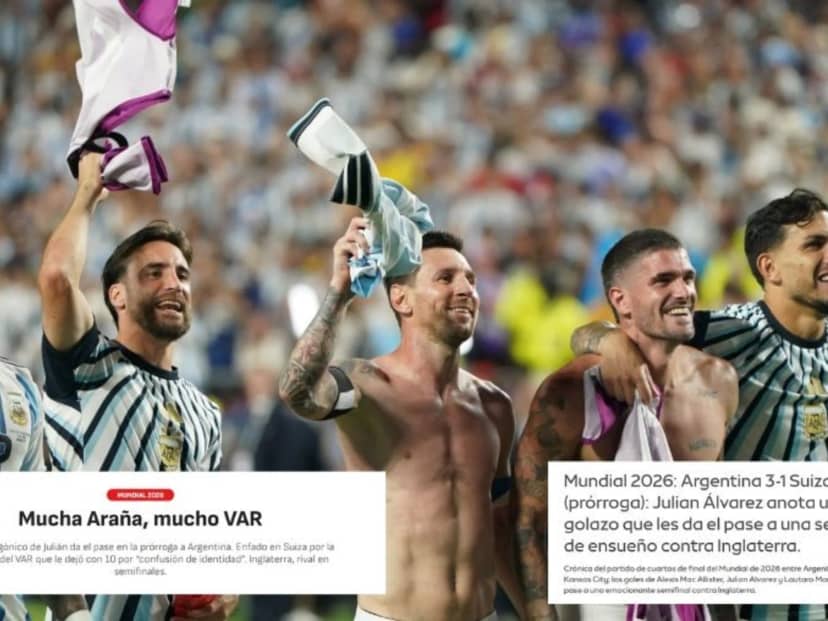 Casi uno de cada cinco titulares internacionales fue negativo con la Selección Argentina en el Mundial 2026