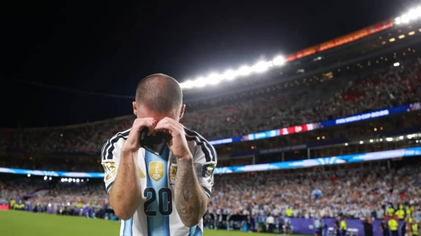Mac Allister explicó el motivo detrás de su festejo viral en la victoria de la Selección Argentina ante Suiza - TyC Sports