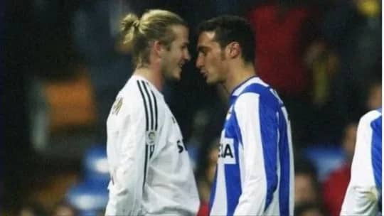 El histórico cruce de Lionel Scaloni con David Beckham revive antes del choque entre Argentina e Inglaterra