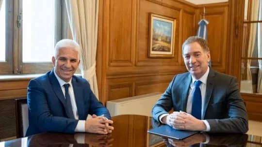 Santilli se reunió con el gobernador de San Luis por la reforma electoral y de la Carta Orgánica del BCRA