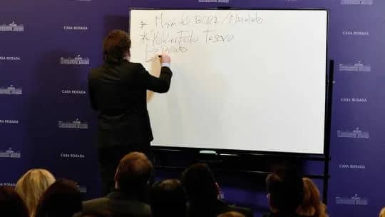 Javier Milei explicó a diputados y senadores libertarios los alcances de la reforma del Banco Central