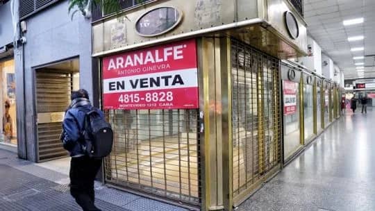 Persianas bajas: la cantidad de locales vacíos en CABA creció 22,5% en el tercer bimestre