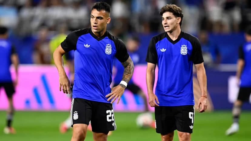 Por qué Lautaro Martínez y Julián Álvarez le dieron una buena noticia a Argentina antes de Inglaterra - TyC Sports
