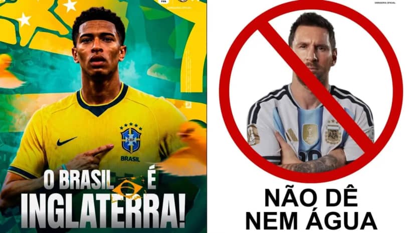En Brasil hinchan por Inglaterra y quieren mufar a Argentina - TyC Sports