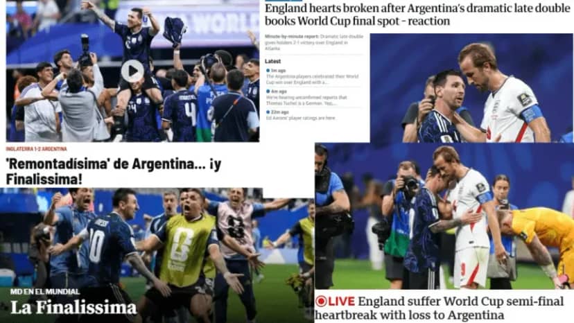 Así titularon los diarios del mundo la clasificación de Argentina a la final del Mundial - TyC Sports