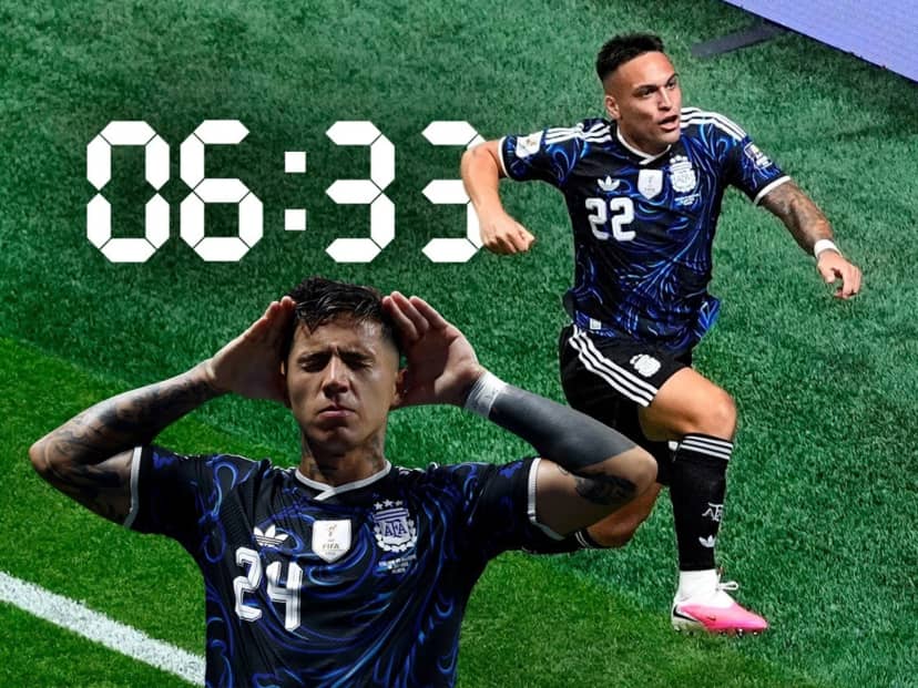 Los increíbles 6'33'' en los que Argentina le remontó el partido a Inglaterra