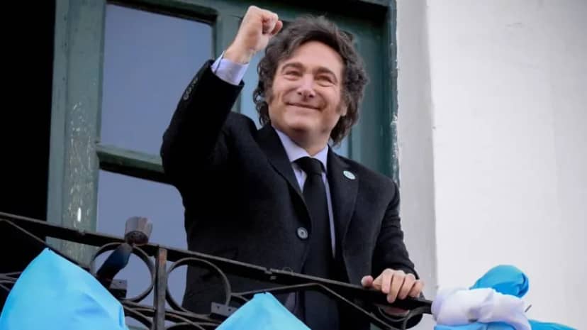 Milei festejó la victoria de Argentina y dijo si viajará a la final del Mundial - TyC Sports