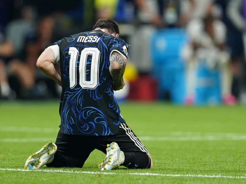 Messi con Olé: la emoción en el himno, "me faltaba ganarle a Inglaterra" y qué piensa de España