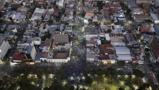 Resistencia reunió a 95 mil personas para festejar el pase de Argentina a la final
