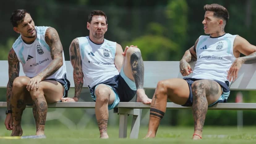 Así fue el entrenamiento de la Selección Argentina tras la clasificación frente a Inglaterra - TyC Sports