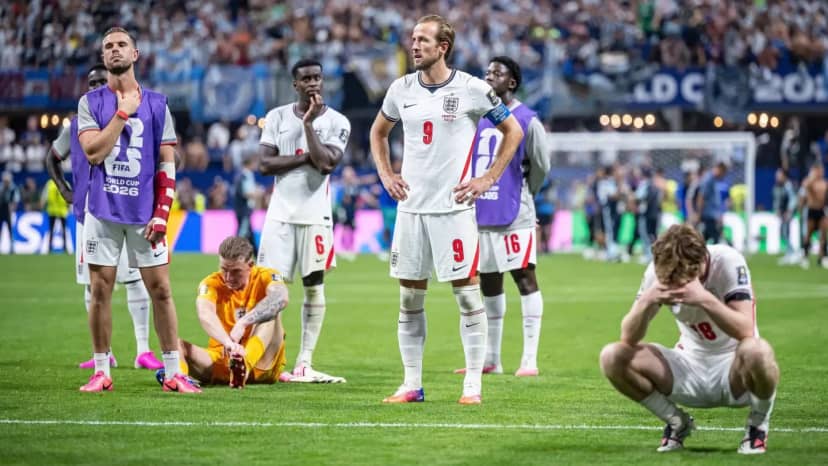 El interminable llanto de Inglaterra tras la eliminación ante Argentina en las semifinales del Mundial - TyC Sports