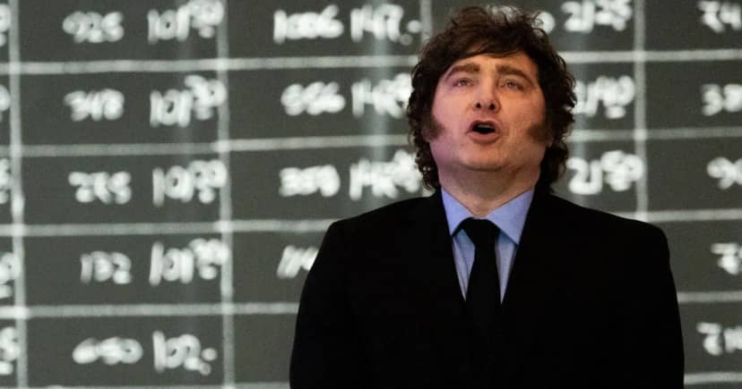 Javier Milei dijo que va por la reelección y se cruzó con un socio de la Bolsa: "Si no te gusta, andate a Cuba"