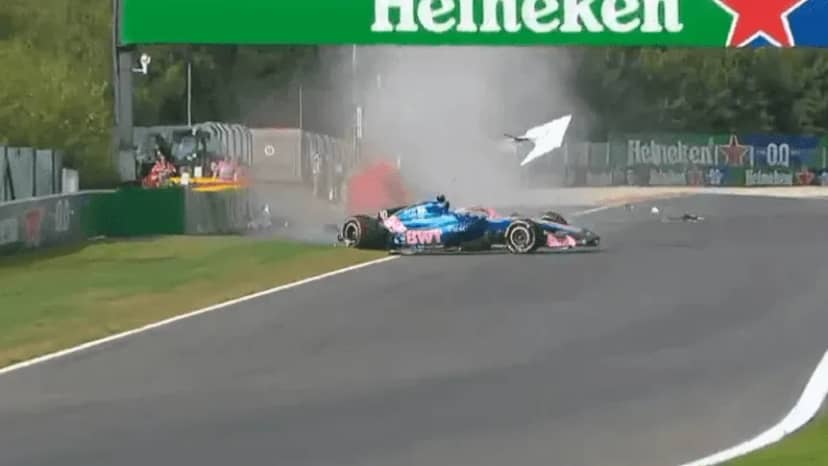 Durísimo accidente y auto destrozado para Gasly en el GP de Bélgica - TyC Sports