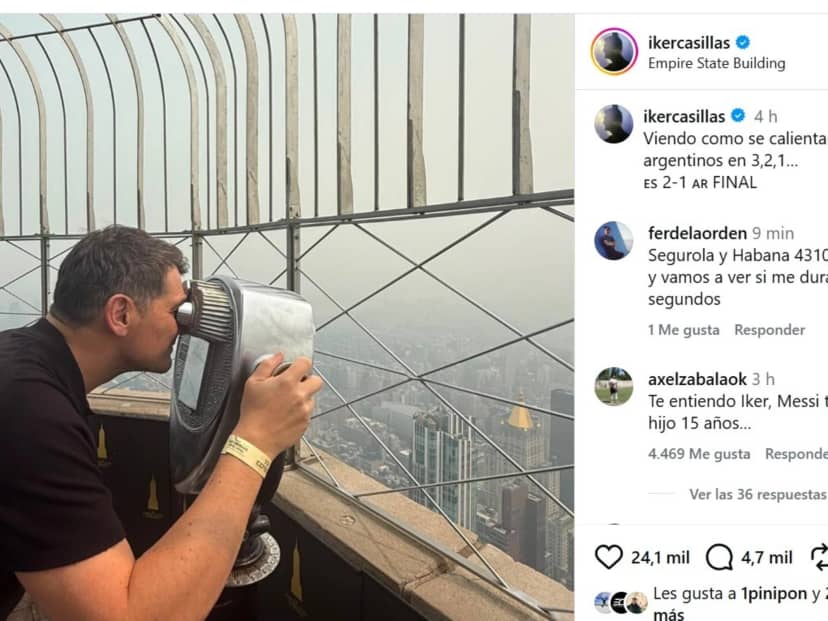 Otra provocación de Casillas a la Selección Argentina
