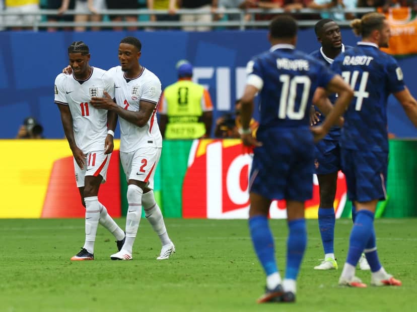 Video: los ocho goles del partidazo entre Inglaterra a Francia
