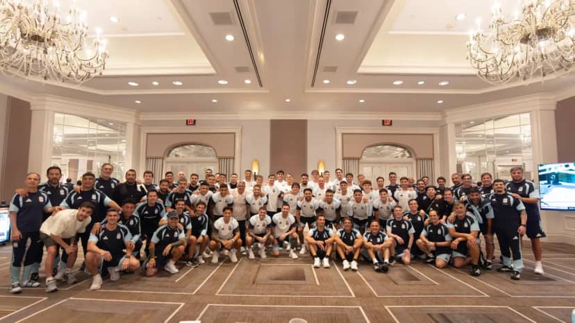 El último mensaje de Messi y la foto de la Selección Argentina antes de la final del Mundial con España - TyC Sports