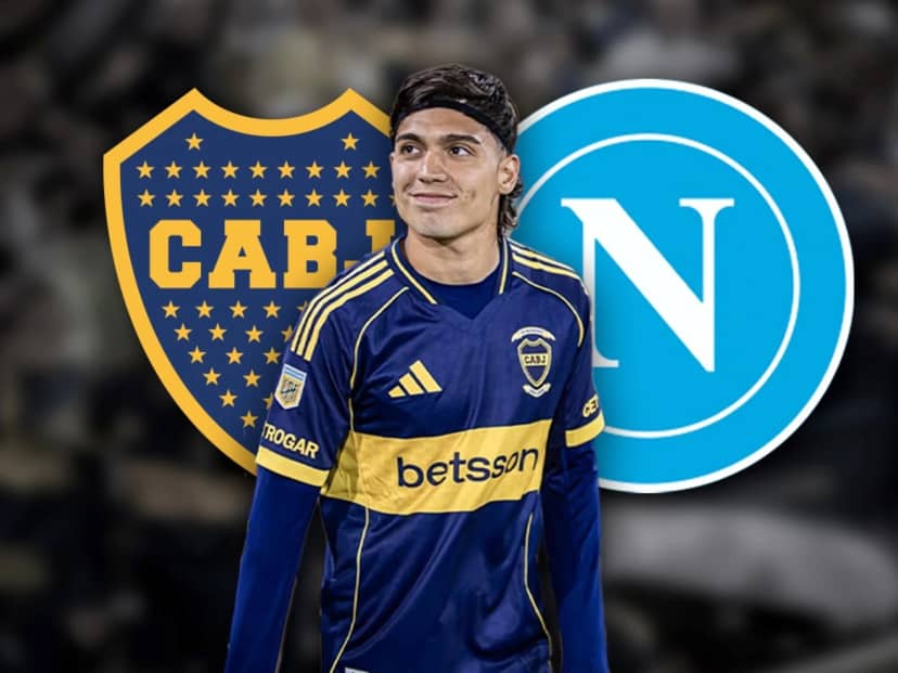 Qué dice la prensa italiana del pase de Zeballos de Boca al Napoli