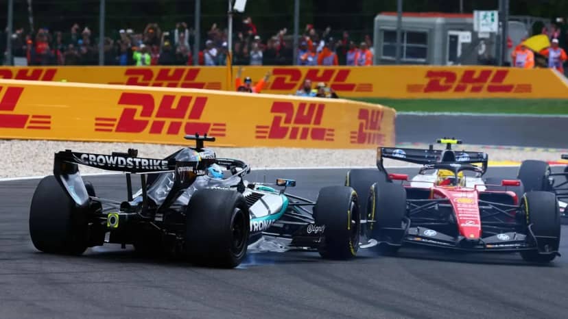 Caos en la largada de la F1: gran arranque de Colapinto y Russell afuera - TyC Sports
