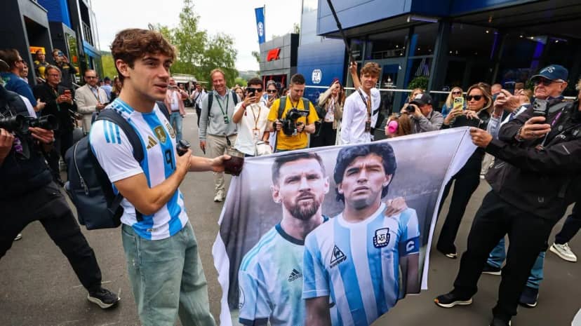 La ansiedad de Colapinto por la final del Mundial: "Más nervioso por el partido que por la carrera" - TyC Sports