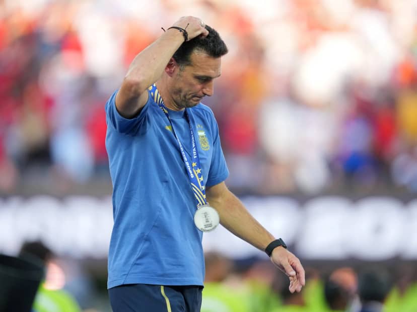 Scaloni con Olé: "Hasta diciembre voy a estar y después seguramente corte"
