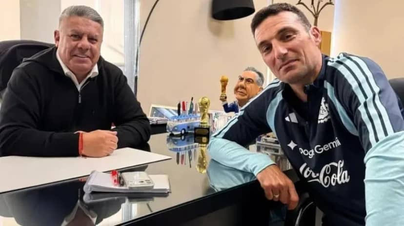 Cuándo será la charla de Scaloni con Tapia para definir su futuro en Argentina - TyC Sports