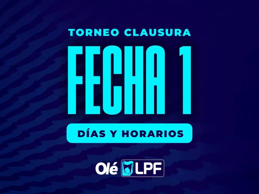 Se viene el Clausura: días, horarios y TV de la primera fecha